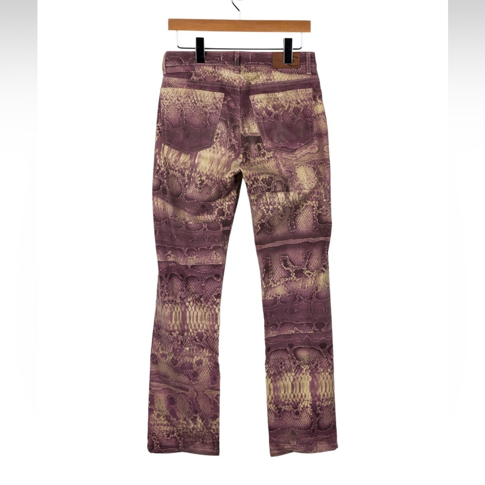 Just Cavalli Python Print Pants - Size Small - image 2